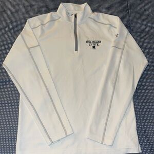 NWOT Under Armour Michigan State Spartan Quarter Zip
